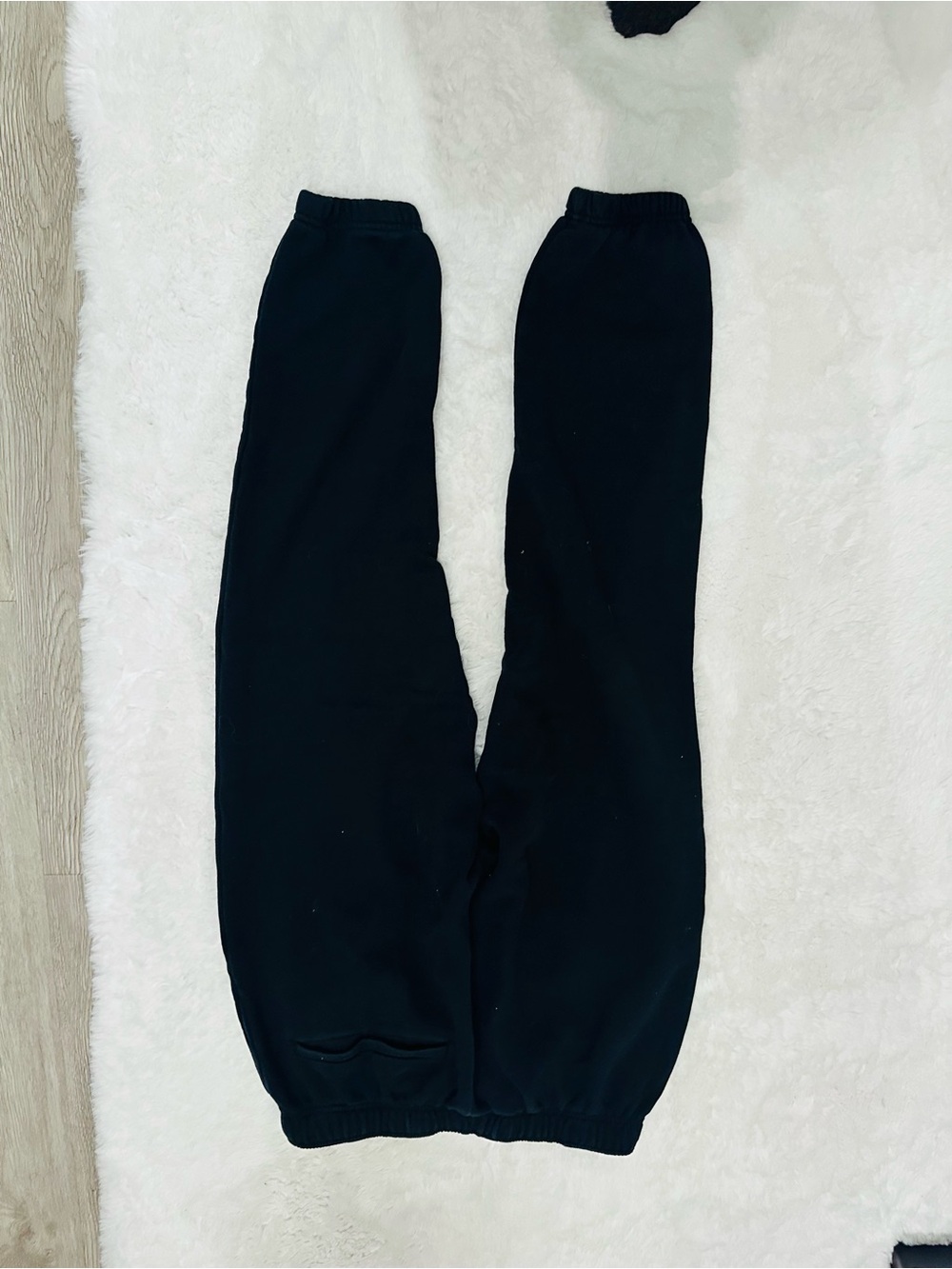 Virginity Rocks Black Sweatpants with Light Blue Side Logo - Picture 6 of 6